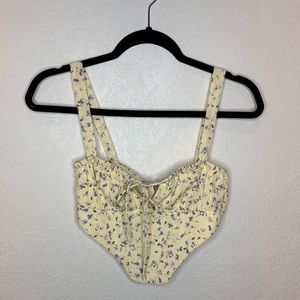 Princess Polly Floral Crop Top